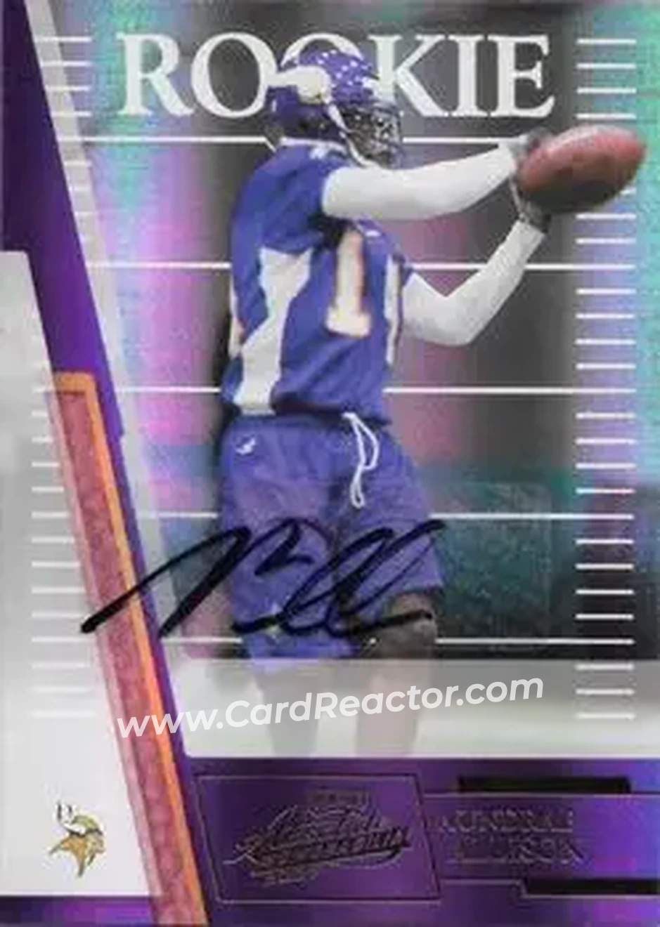 2007 Playoff Absolute Memorabilia #205 - Aundrae Allison - Minnesota Vikings