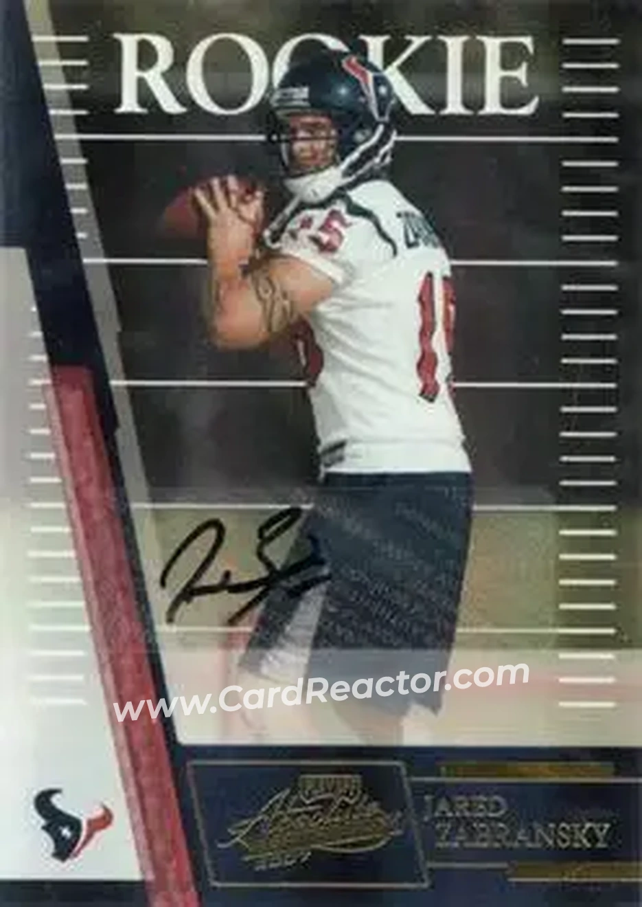 2007 Playoff Absolute Memorabilia #226 - Jared Zabransky - Houston Texans