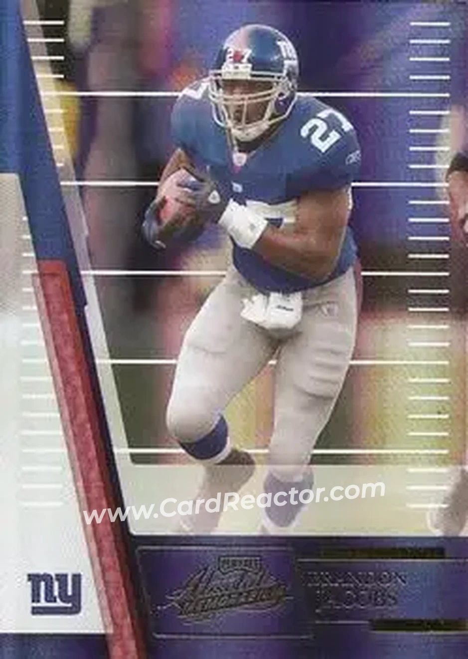 2007 Playoff Absolute Memorabilia #10 - Brandon Jacobs - New York Giants - Front