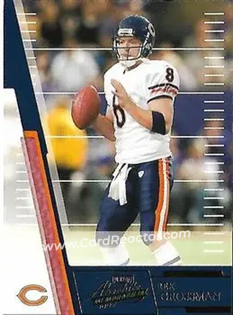 2007 Playoff Absolute Memorabilia #21 - Rex Grossman - Chicago Bears - Front 2007 Playoff Absolute Memorabilia #21 - Rex Grossman - Chicago Bears - Front