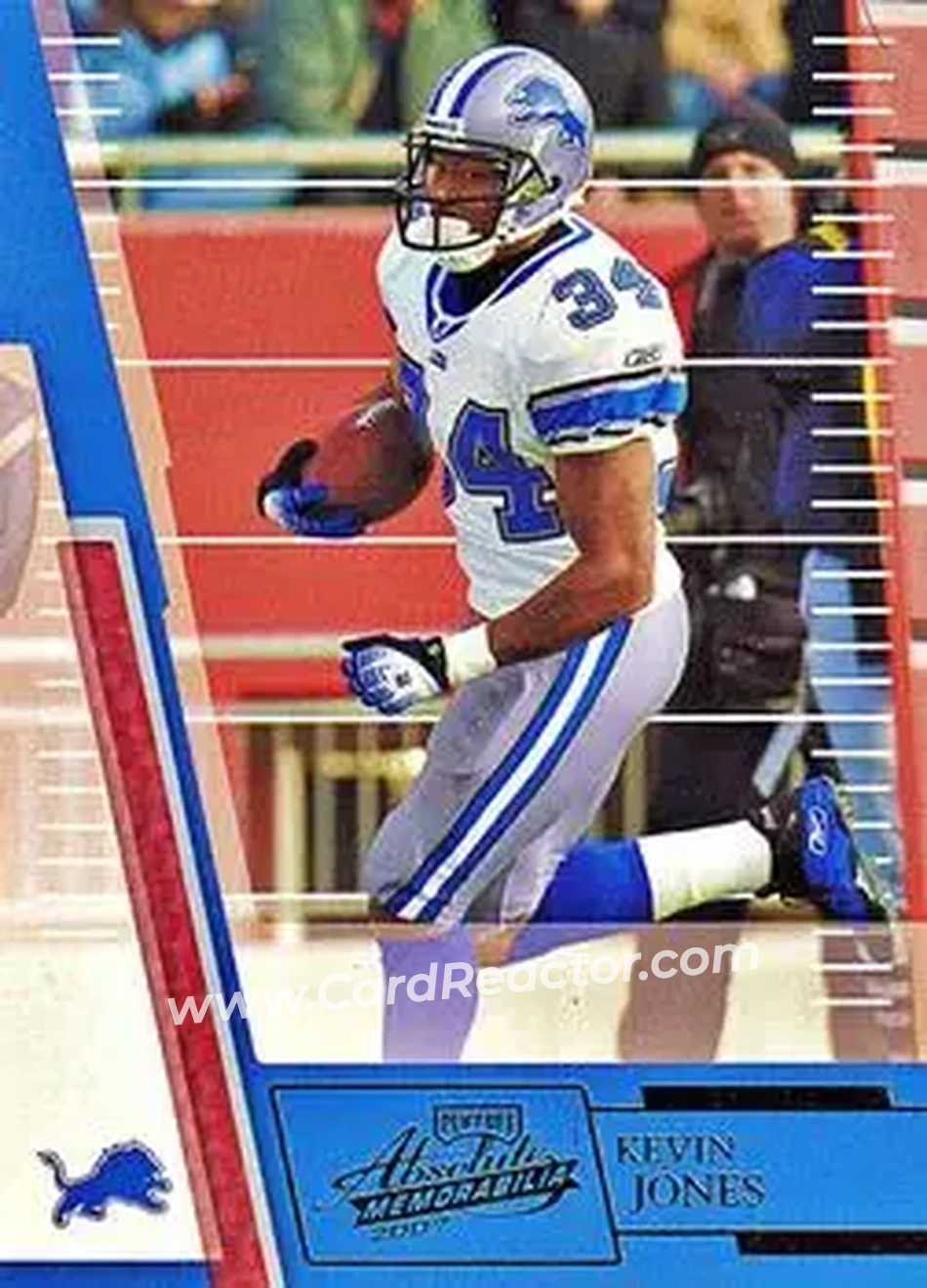 2007 Playoff Absolute Memorabilia #28 - Kevin Jones - Detroit Lions - Front