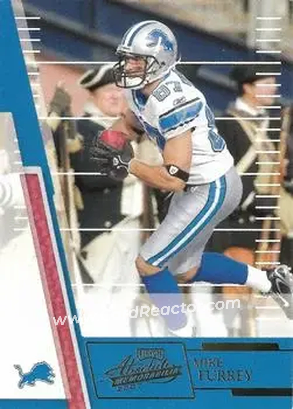 2007 Playoff Absolute Memorabilia #30 - Mike Furrey - Detroit Lions - Front 2007 Playoff Absolute Memorabilia #30 - Mike Furrey - Detroit Lions - Front