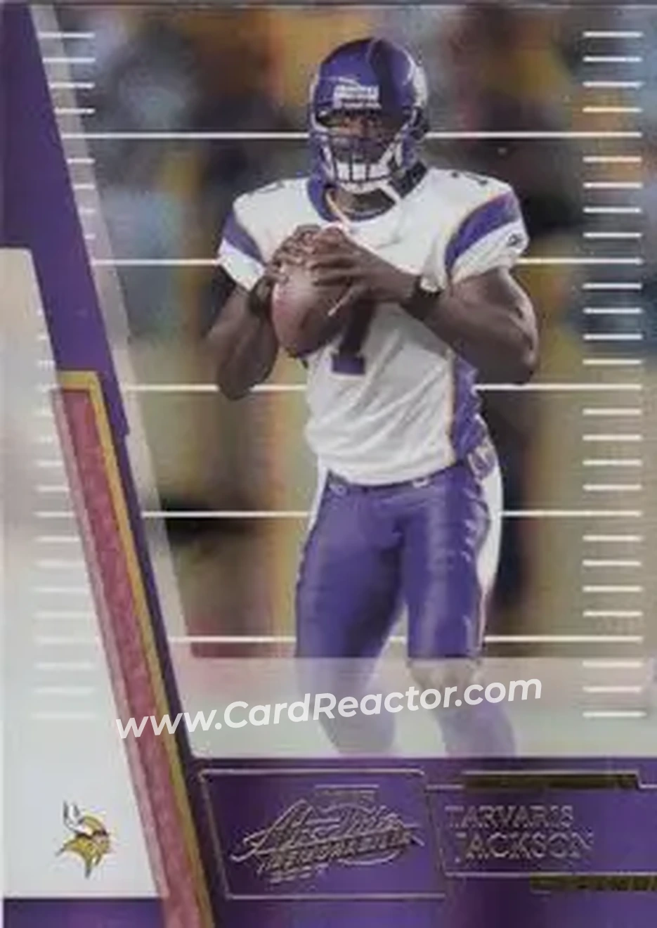 2007 Playoff Absolute Memorabilia #38 - Tarvaris Jackson - Minnesota Vikings - Front 2007 Playoff Absolute Memorabilia #38 - Tarvaris Jackson - Minnesota Vikings - Front