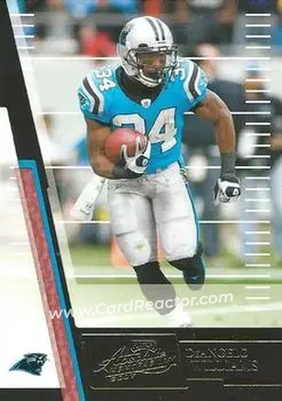 2007 Playoff Absolute Memorabilia #50 - DeAngelo Williams - Carolina Panthers - Front 2007 Playoff Absolute Memorabilia #50 - DeAngelo Williams - Carolina Panthers - Front
