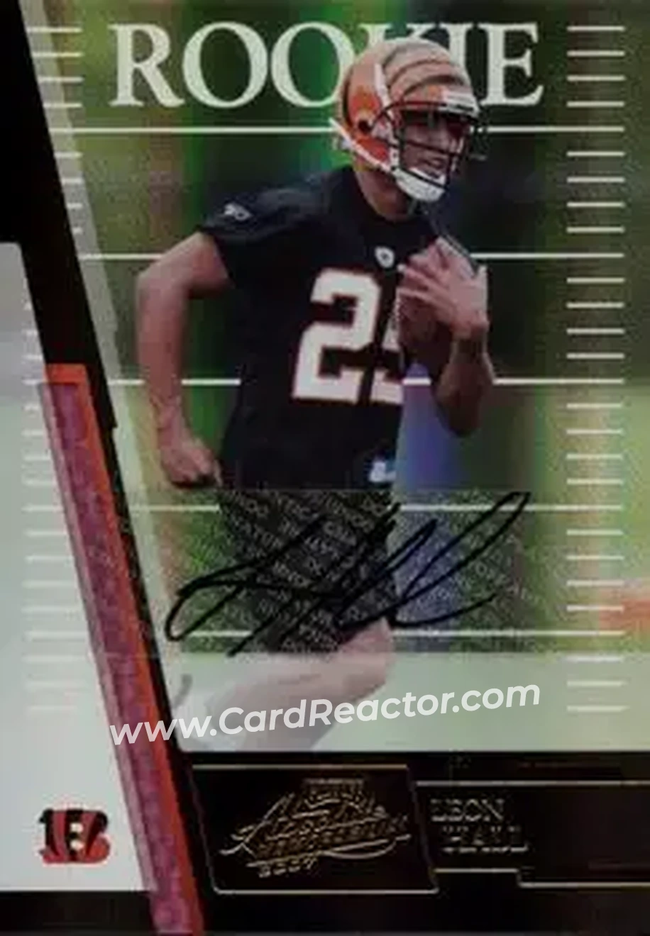 2007 Playoff Absolute Memorabilia #237 - Leon Hall - Cincinnati Bengals - Front 2007 Playoff Absolute Memorabilia #237 - Leon Hall - Cincinnati Bengals - Front
