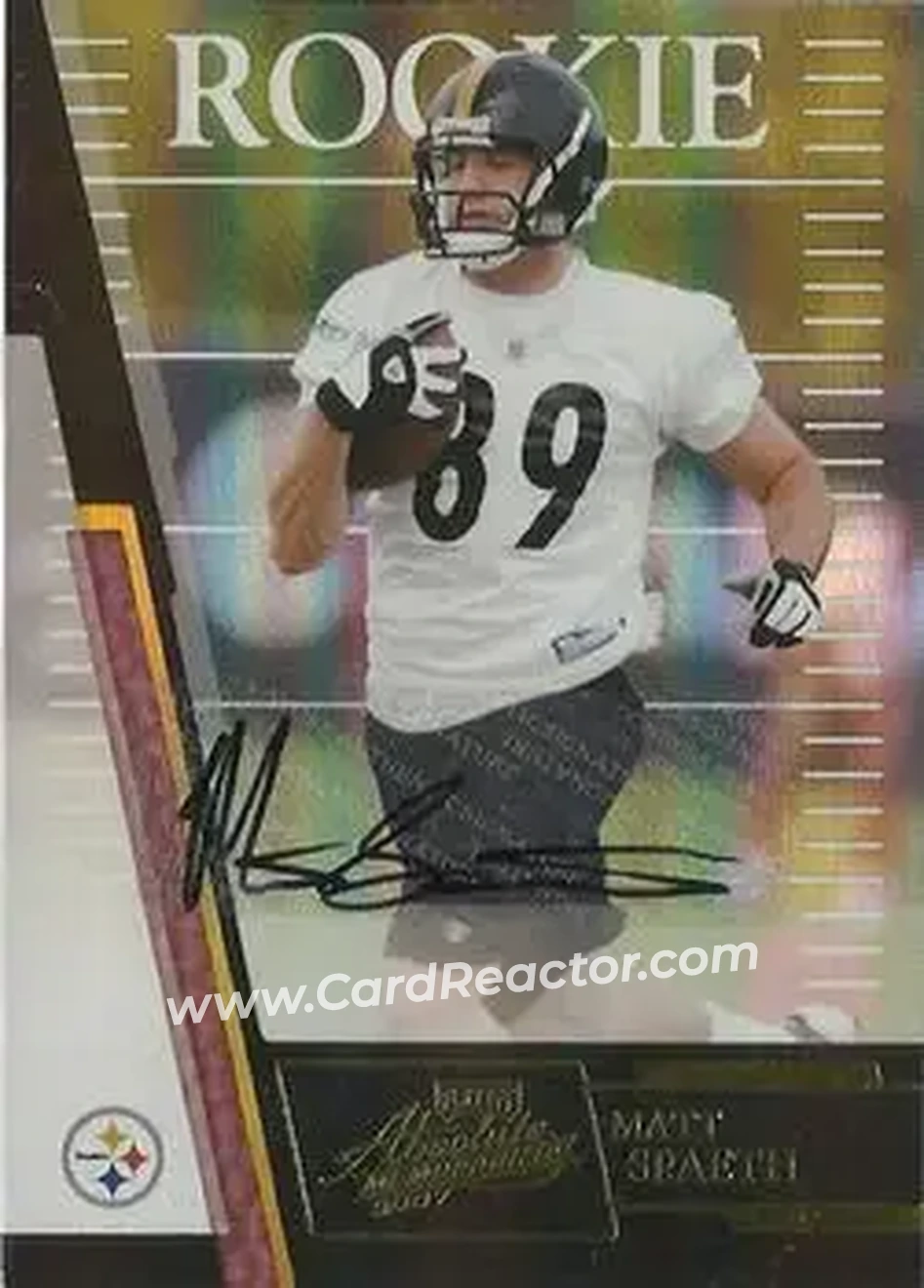 2007 Playoff Absolute Memorabilia #238 - Matt Spaeth - Pittsburgh Steelers