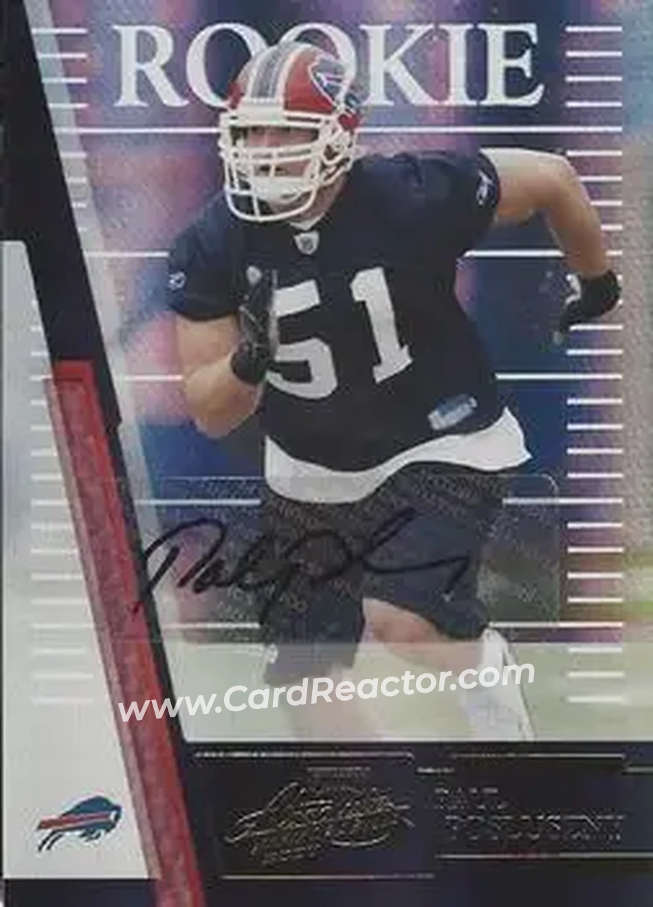 2007 Playoff Absolute Memorabilia #240 - Paul Posluszny - Buffalo Bills - Front 2007 Playoff Absolute Memorabilia #240 - Paul Posluszny - Buffalo Bills - Front