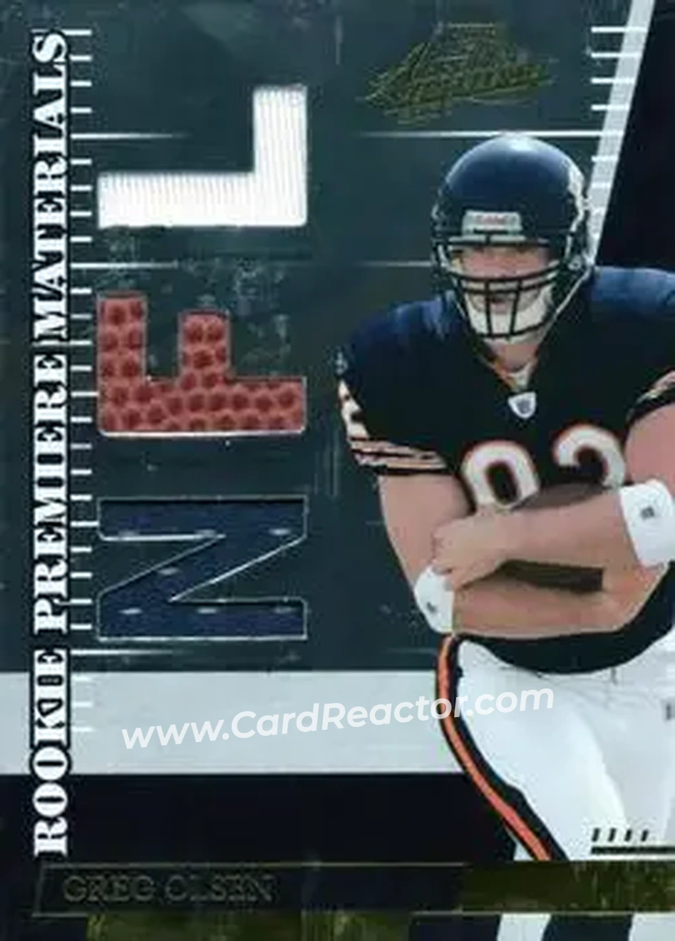 2007 Playoff Absolute Memorabilia #255 - Greg Olsen - Chicago Bears - Front 2007 Playoff Absolute Memorabilia #255 - Greg Olsen - Chicago Bears - Front