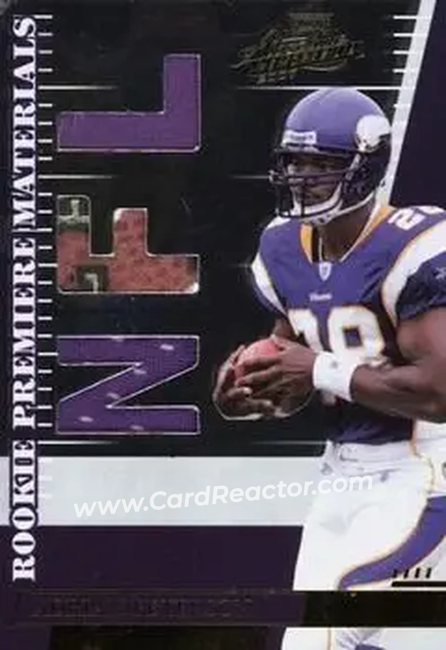 2007 Playoff Absolute Memorabilia #256 - Adrian Peterson - Minnesota Vikings - Front