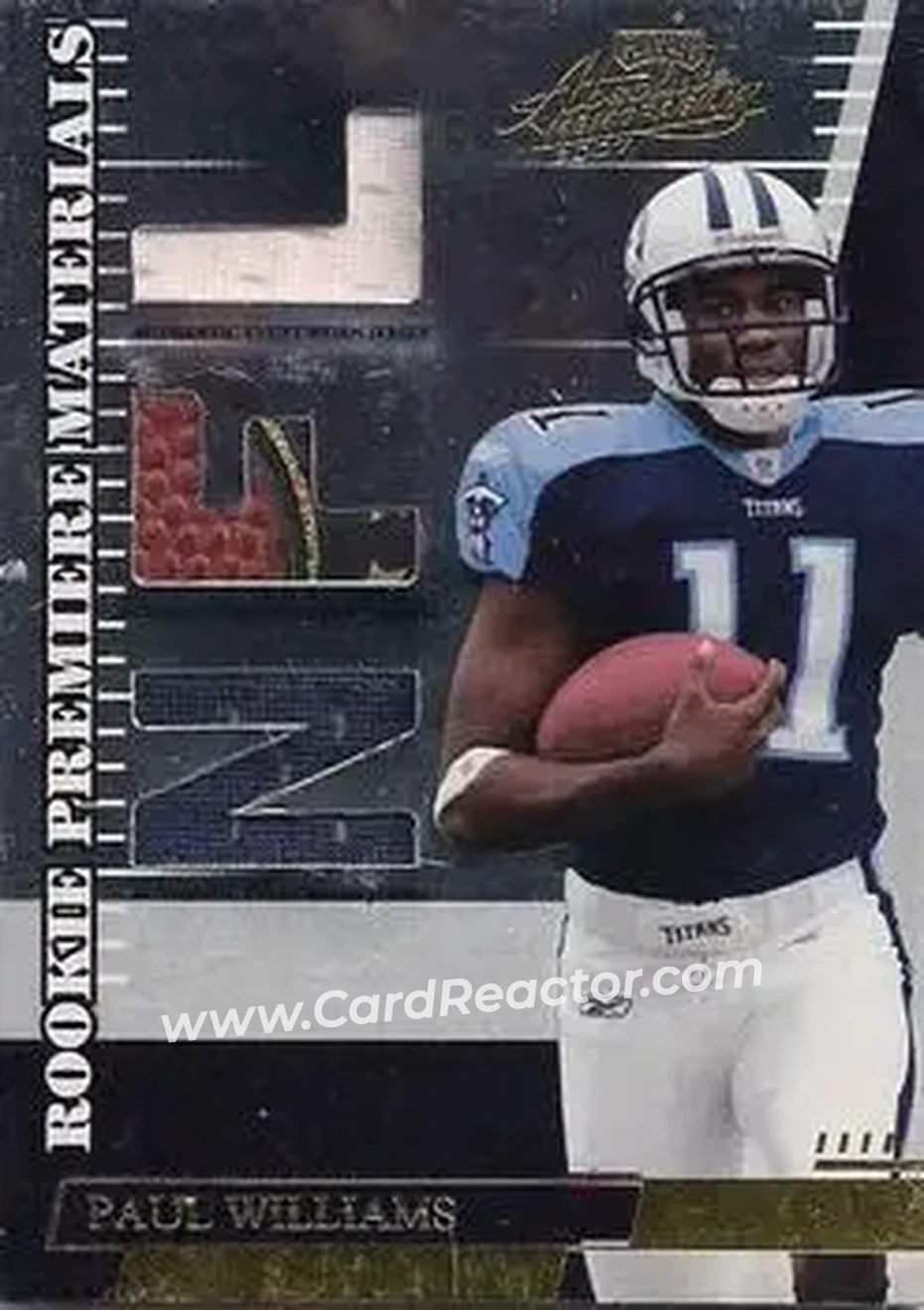 2007 Playoff Absolute Memorabilia #277 - Paul Williams - Tennessee Titans