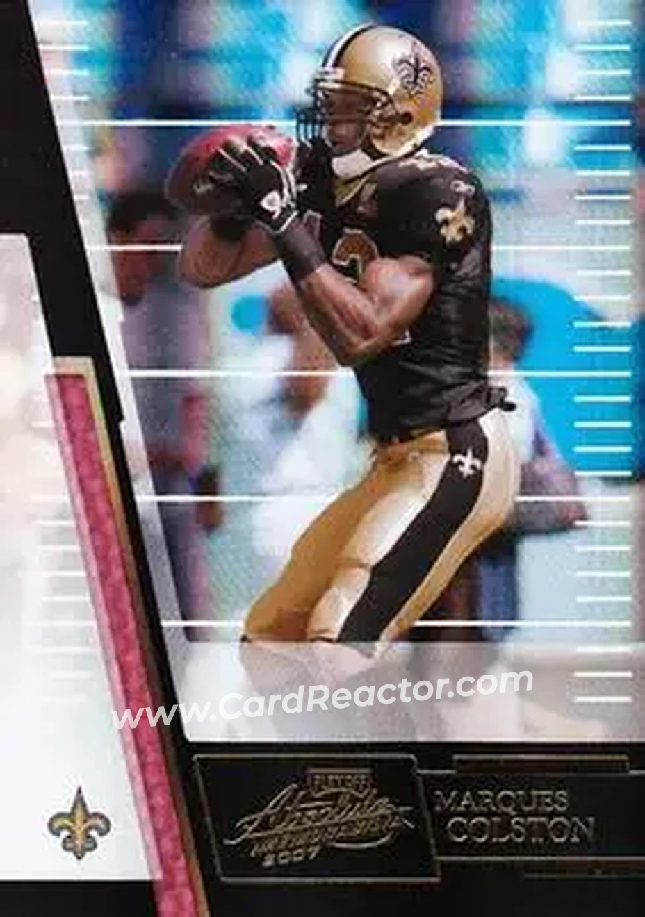 2007 Playoff Absolute Memorabilia #53 - Marques Colston - New Orleans Saints - Front 2007 Playoff Absolute Memorabilia #53 - Marques Colston - New Orleans Saints - Front