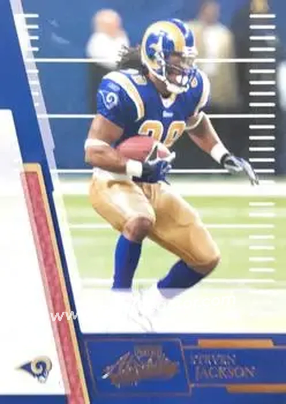 2007 Playoff Absolute Memorabilia #65 - Steven Jackson - St. Louis Rams - Front