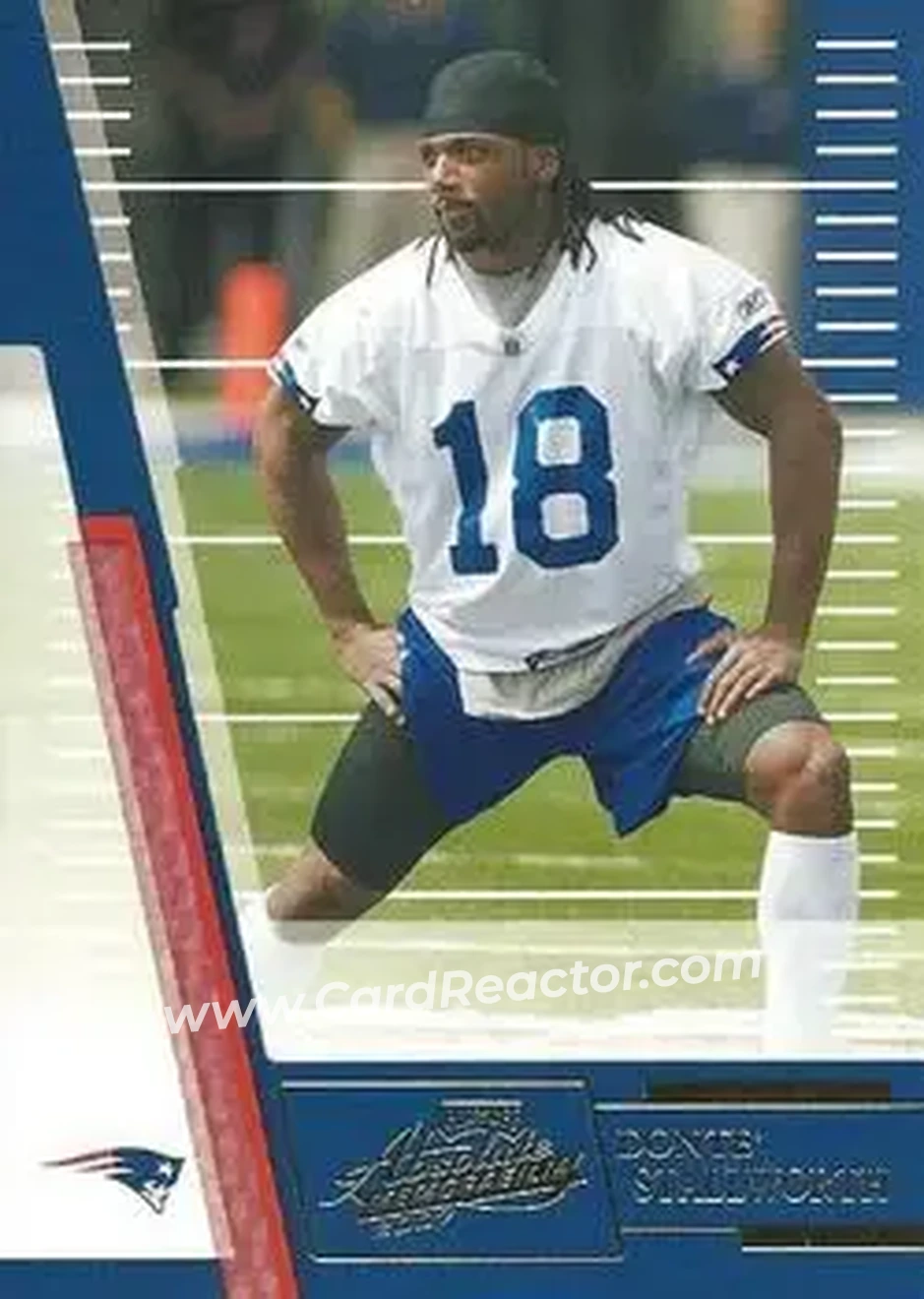 2007 Playoff Absolute Memorabilia #91 - Donte Stallworth - New England Patriots - Front 2007 Playoff Absolute Memorabilia #91 - Donte Stallworth - New England Patriots - Front