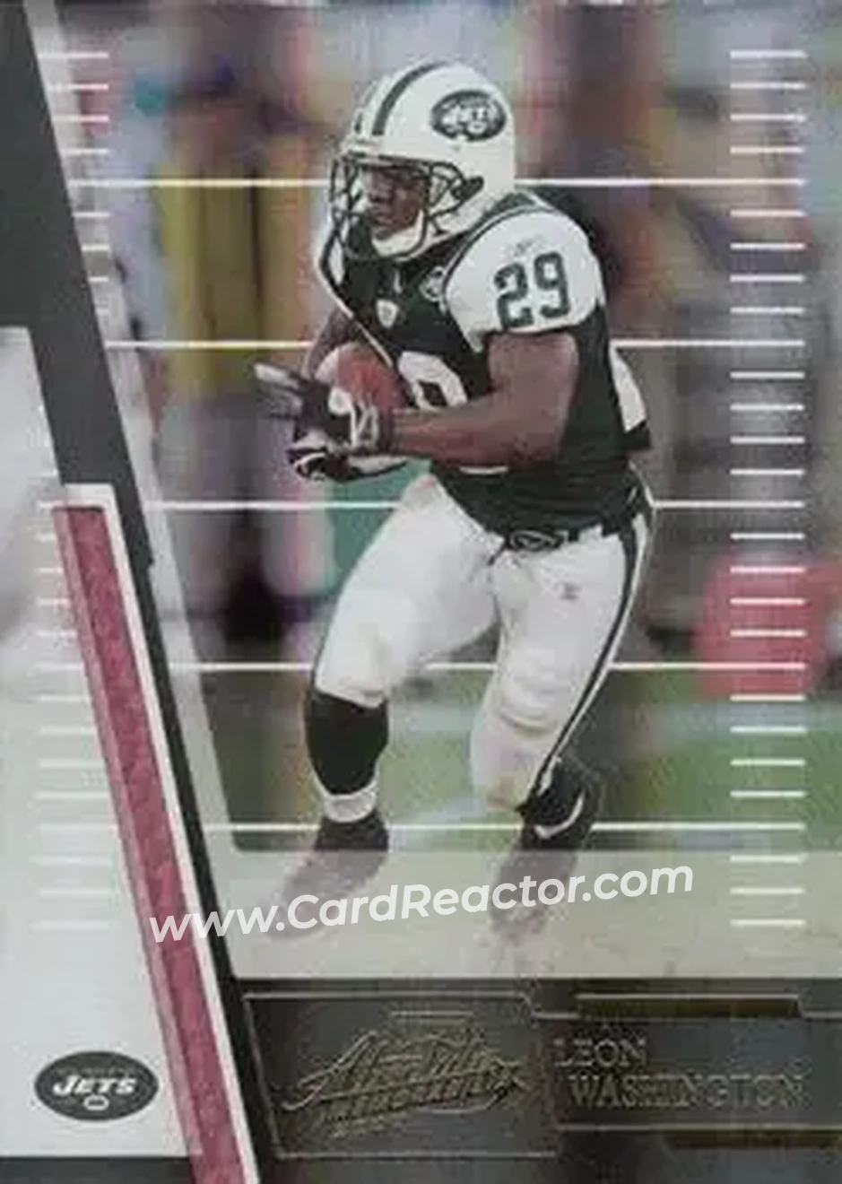 2007 Playoff Absolute Memorabilia #96 - Leon Washington - New York Jets - Front