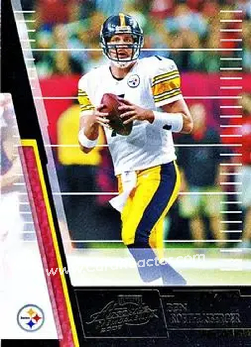 2007 Playoff Absolute Memorabilia #111 - Ben Roethlisberger - Pittsburgh Steelers - Front 2007 Playoff Absolute Memorabilia #111 - Ben Roethlisberger - Pittsburgh Steelers - Front