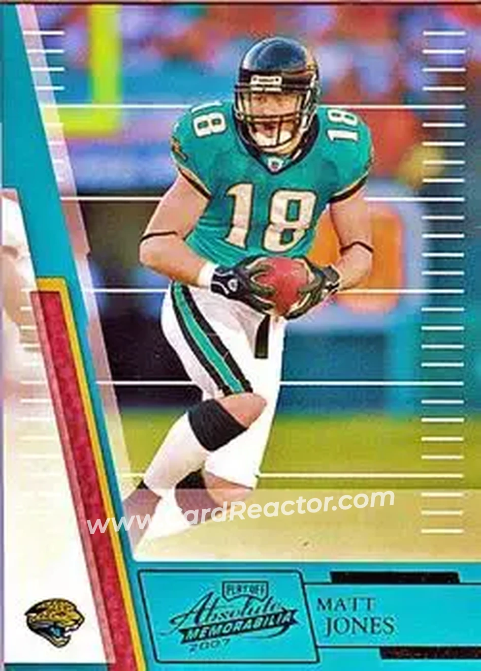 2007 Playoff Absolute Memorabilia #127 - Matt Jones - Jacksonville Jaguars - Front 2007 Playoff Absolute Memorabilia #127 - Matt Jones - Jacksonville Jaguars - Front