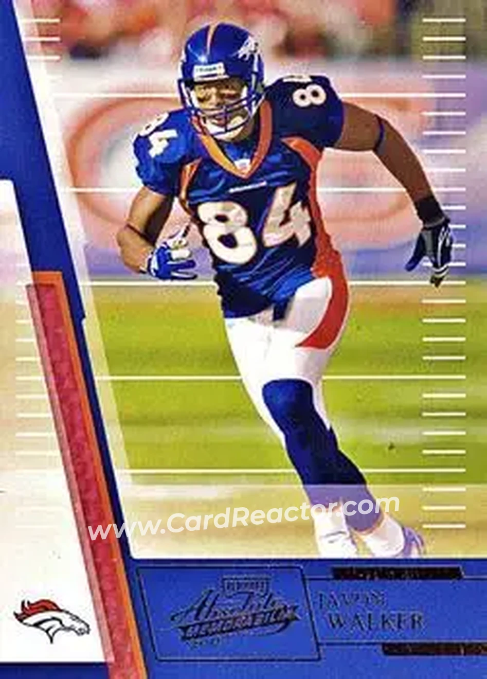 2007 Playoff Absolute Memorabilia #136 - Javon Walker - Denver Broncos - Front