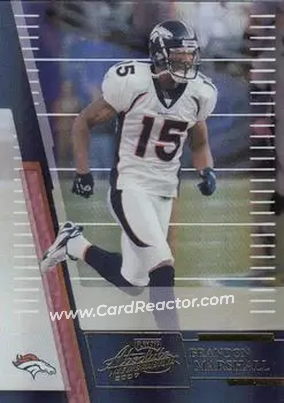 2007 Playoff Absolute Memorabilia #139 - Brandon Marshall - Denver Broncos - Front