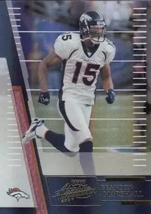 2007 Playoff Absolute Memorabilia #139 - Brandon Marshall - Denver Broncos