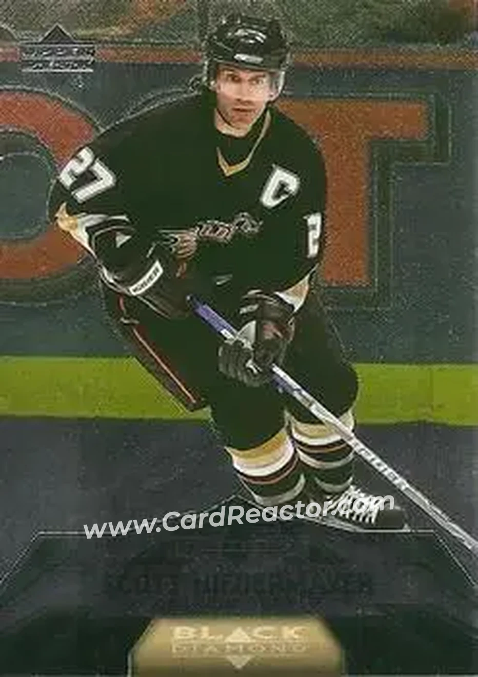 2007-08 Upper Deck Black Diamond #1 - Scott Niedermayer - Anaheim Ducks - Front