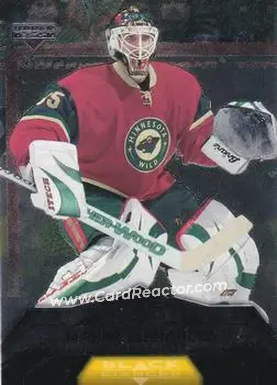 2007-08 Upper Deck Black Diamond #8 - Manny Fernandez - Boston Bruins - Front