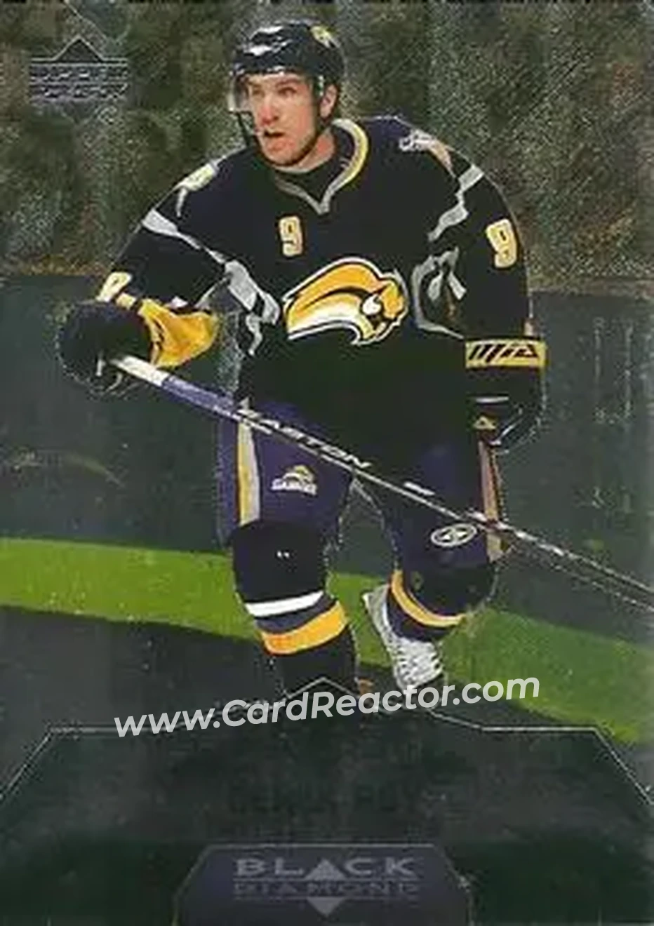 2007-08 Upper Deck Black Diamond #10 - Derek Roy - Buffalo Sabres - Front