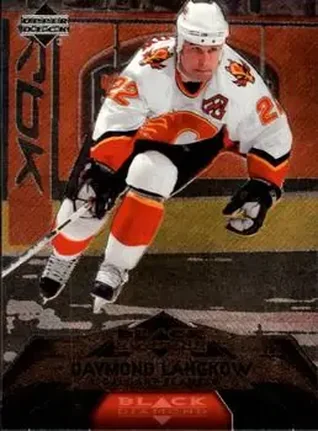2007-08 Upper Deck Black Diamond #11 - Daymond Langkow - Calgary Flames