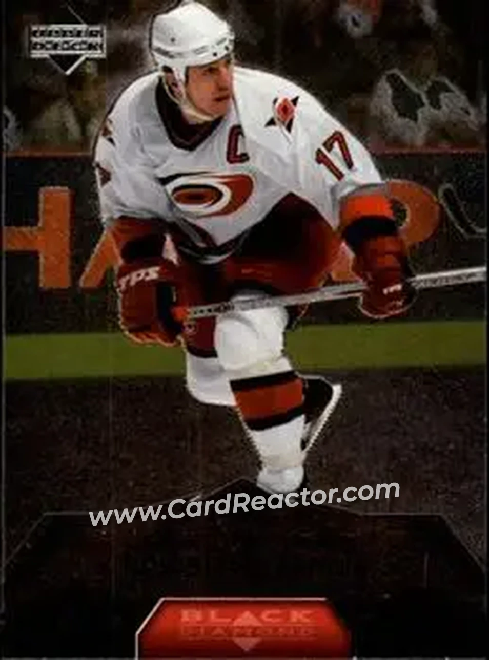 2007-08 Upper Deck Black Diamond #14 - Rod Brind`Amour - Carolina Hurricanes - Front