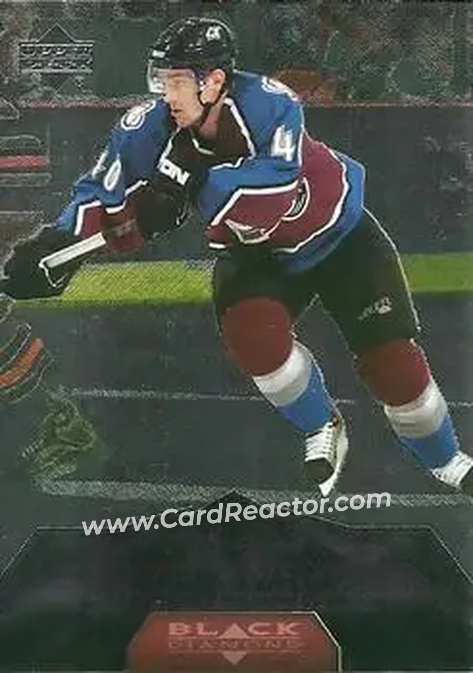2007-08 Upper Deck Black Diamond #21 - Marek Svatos - Colorado Avalanche - Front 2007-08 Upper Deck Black Diamond #21 - Marek Svatos - Colorado Avalanche - Front