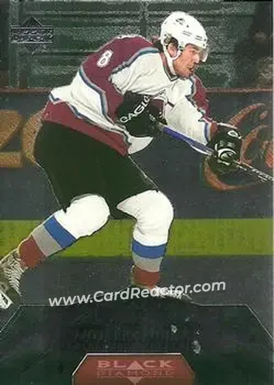 2007-08 Upper Deck Black Diamond #22 - Wojtek Wolski - Colorado Avalanche - Front 2007-08 Upper Deck Black Diamond #22 - Wojtek Wolski - Colorado Avalanche - Front
