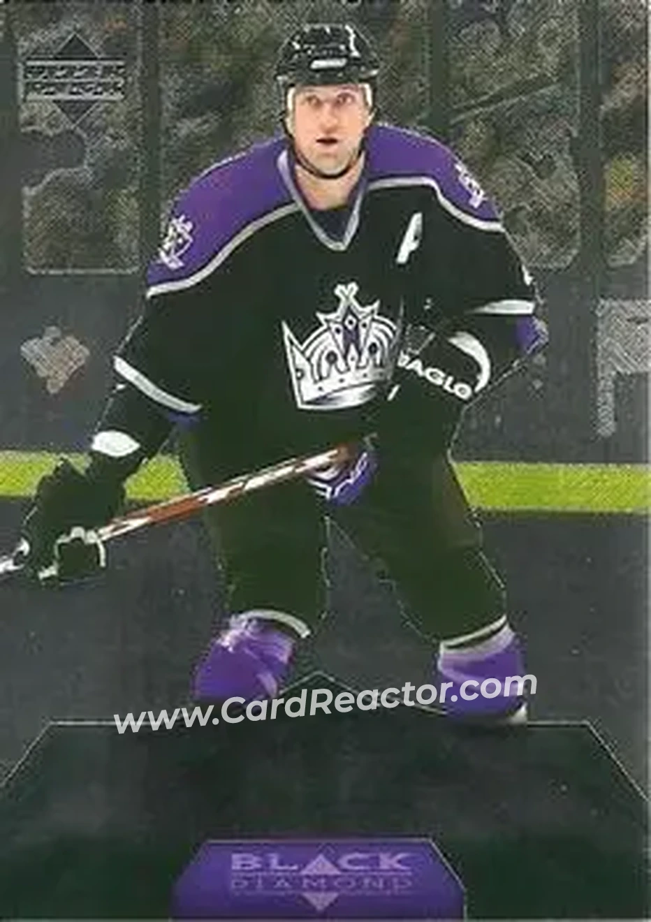 2007-08 Upper Deck Black Diamond #40 - Rob Blake - Los Angeles Kings - Front 2007-08 Upper Deck Black Diamond #40 - Rob Blake - Los Angeles Kings - Front