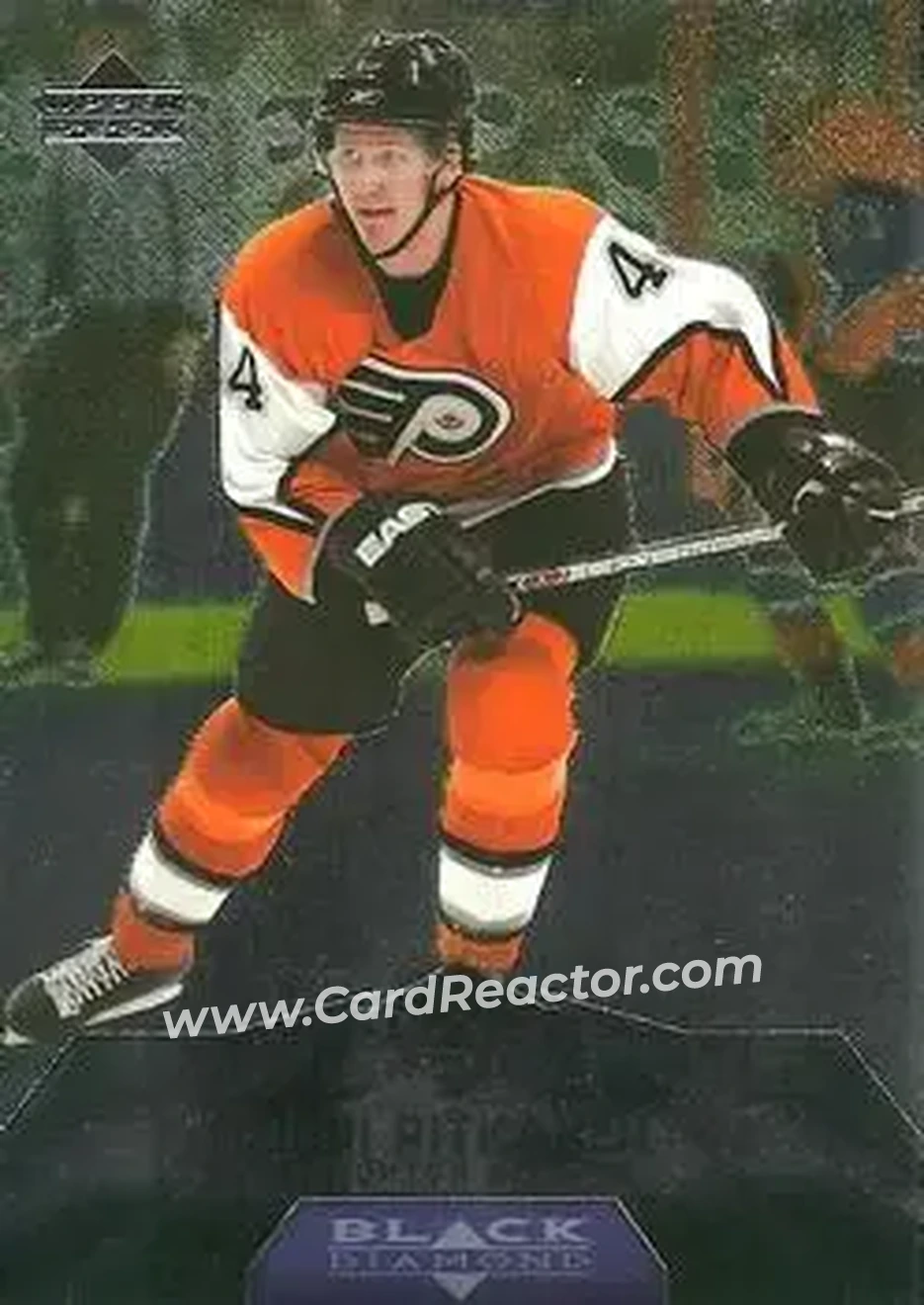 2007-08 Upper Deck Black Diamond #34 - Joni Pitkanen - Edmonton Oilers - Front 2007-08 Upper Deck Black Diamond #34 - Joni Pitkanen - Edmonton Oilers - Front
