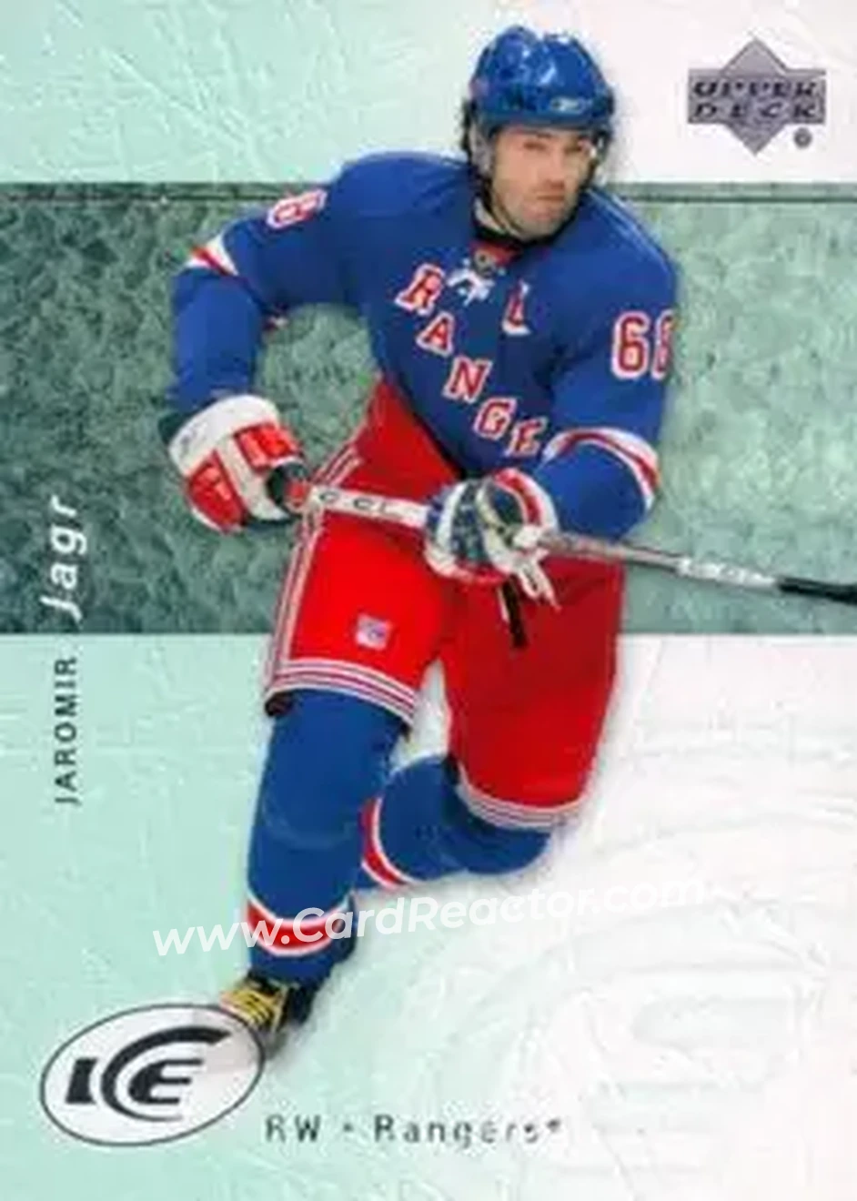2007-08 Upper Deck Ice #7 - Jaromir Jagr - New York Rangers - Front
