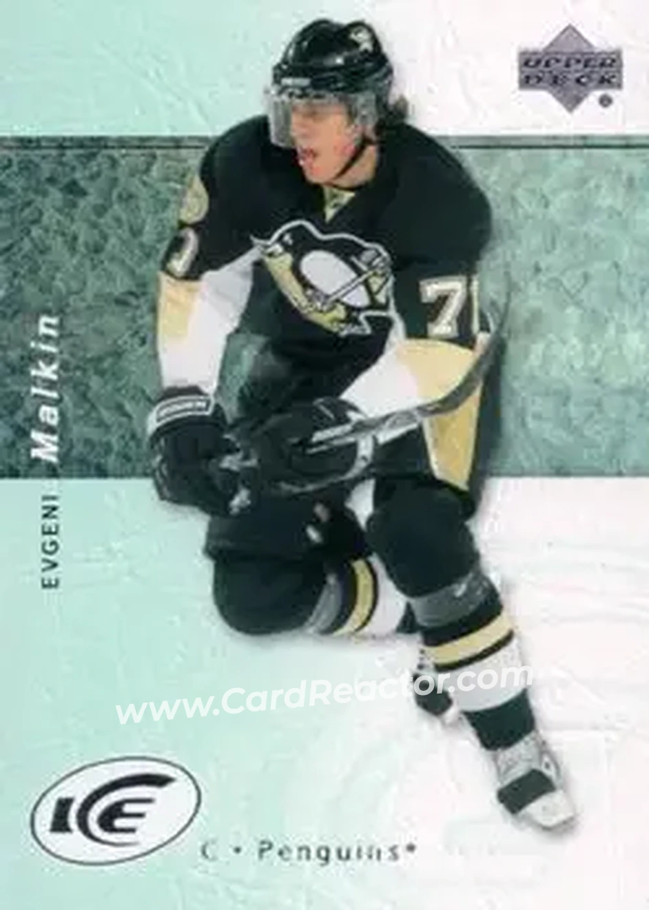 2007-08 Upper Deck Ice #16 - Evgeni Malkin - Pittsburgh Penguins - Front 2007-08 Upper Deck Ice #16 - Evgeni Malkin - Pittsburgh Penguins - Front