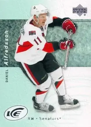 2007-08 Upper Deck Ice #29 - Daniel Alfredsson - Ottawa Senators