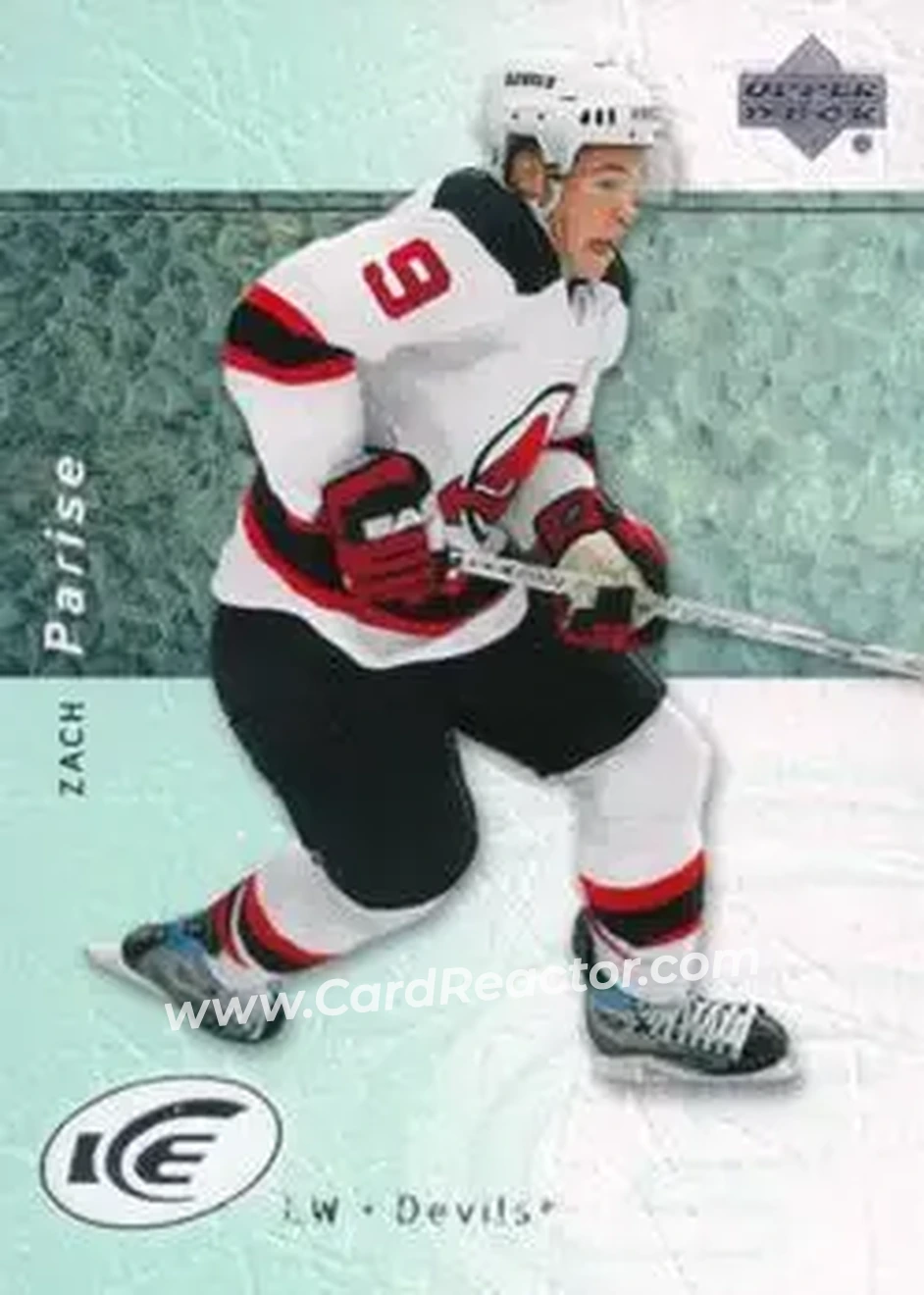 2007-08 Upper Deck Ice #2 - Zach Parise - New Jersey Devils - Front