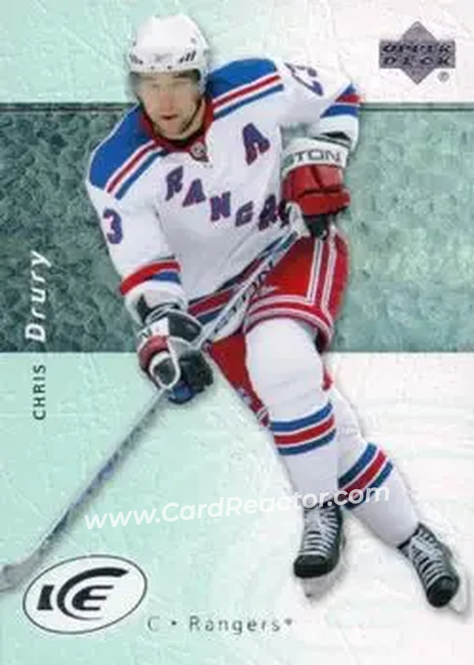 2007-08 Upper Deck Ice #9 - Chris Drury - New York Rangers - Front