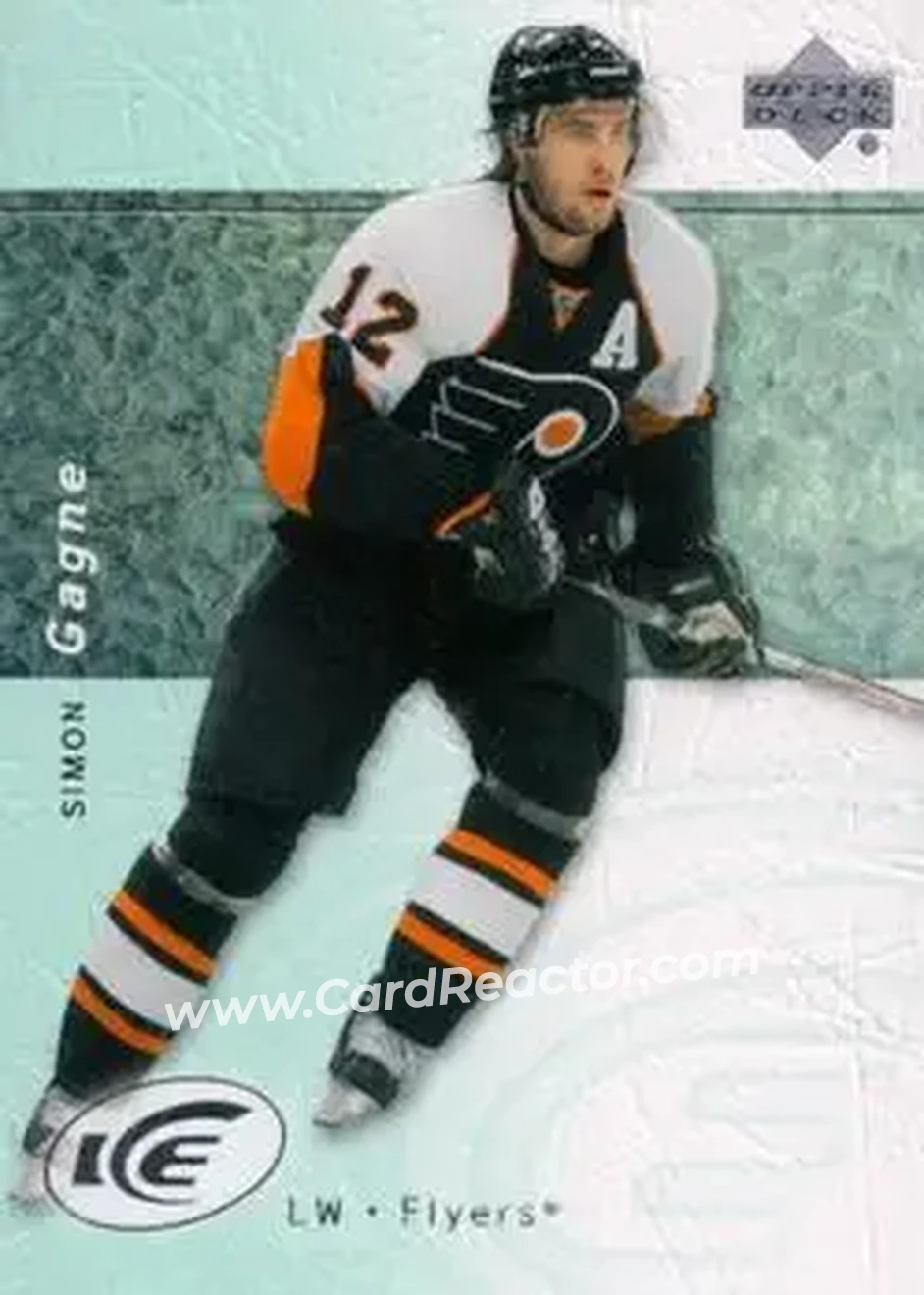 2007-08 Upper Deck Ice #11 - Simon Gagne - Philadelphia Flyers - Front