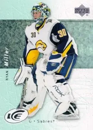 2007-08 Upper Deck Ice #22 - Ryan Miller - Buffalo Sabres
