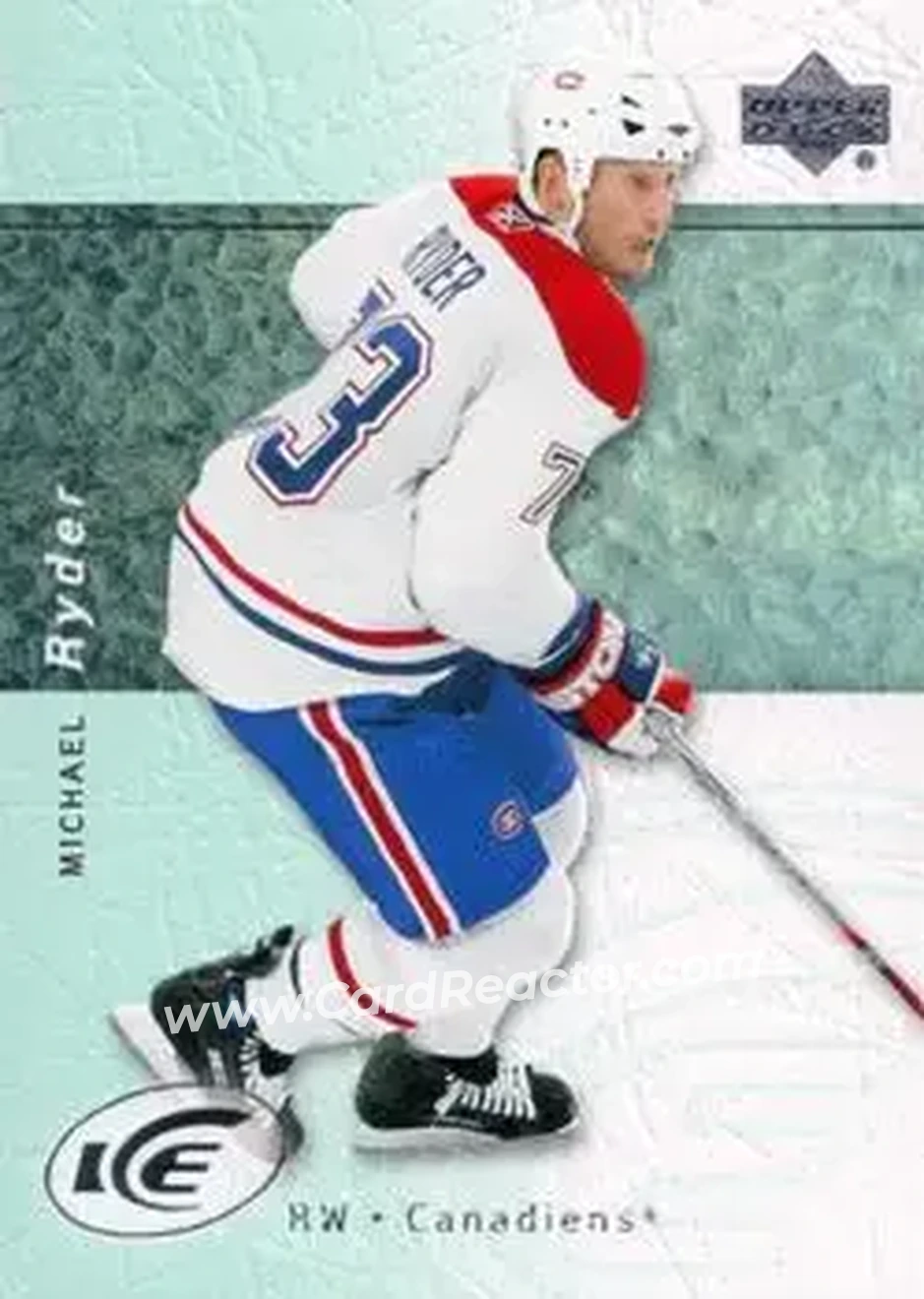 2007-08 Upper Deck Ice #25 - Michael Ryder - Montreal Canadiens - Front