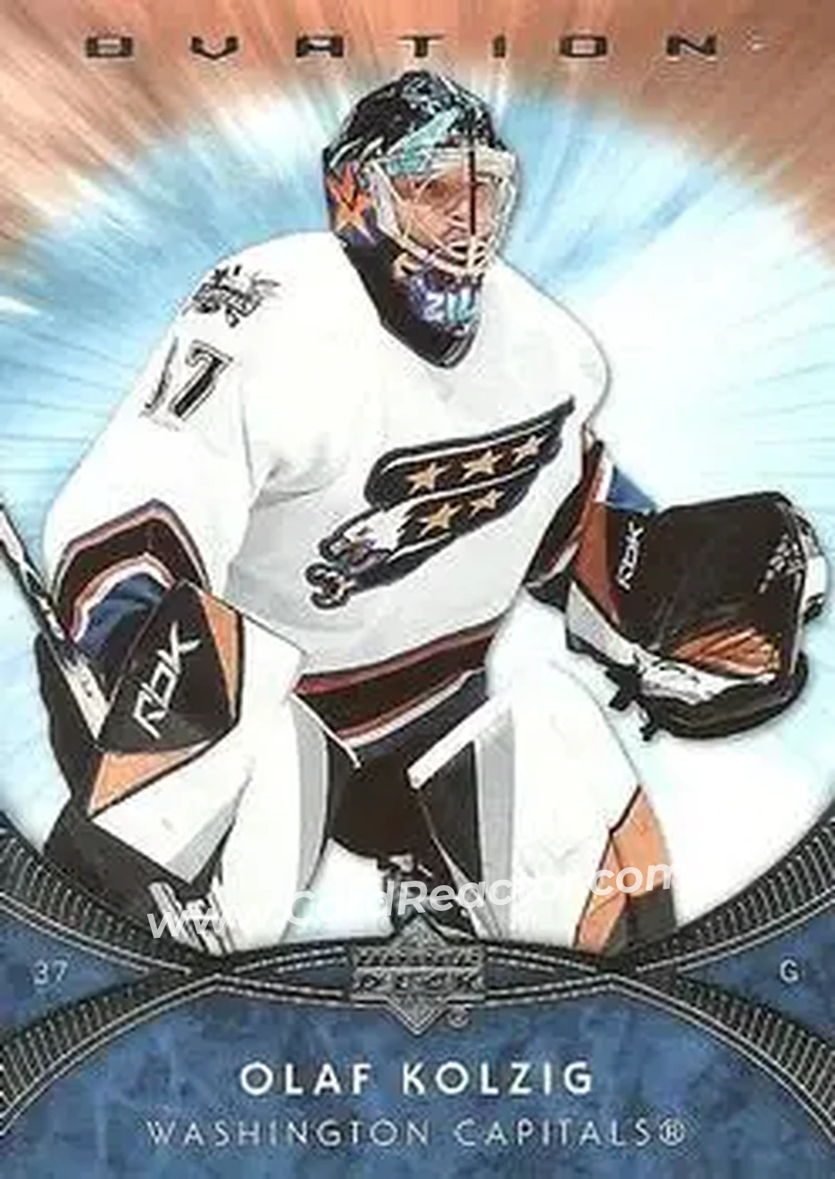 2007-08 Upper Deck Ovation #1 - Olaf Kolzig - Washington Capitals - Front
