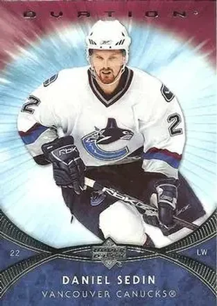 2007-08 Upper Deck Ovation #2 - Daniel Sedin - Vancouver Canucks