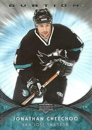 2007-08 Upper Deck Ovation #8 - Jonathan Cheechoo - San Jose Sharks