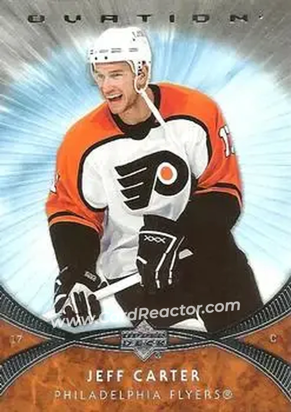 2007-08 Upper Deck Ovation #13 - Jeff Carter - Philadelphia Flyers - Front