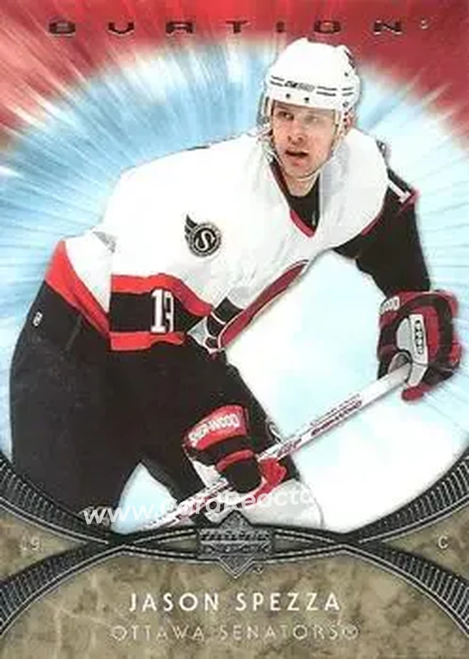 2007-08 Upper Deck Ovation #14 - Jason Spezza - Ottawa Senators - Front