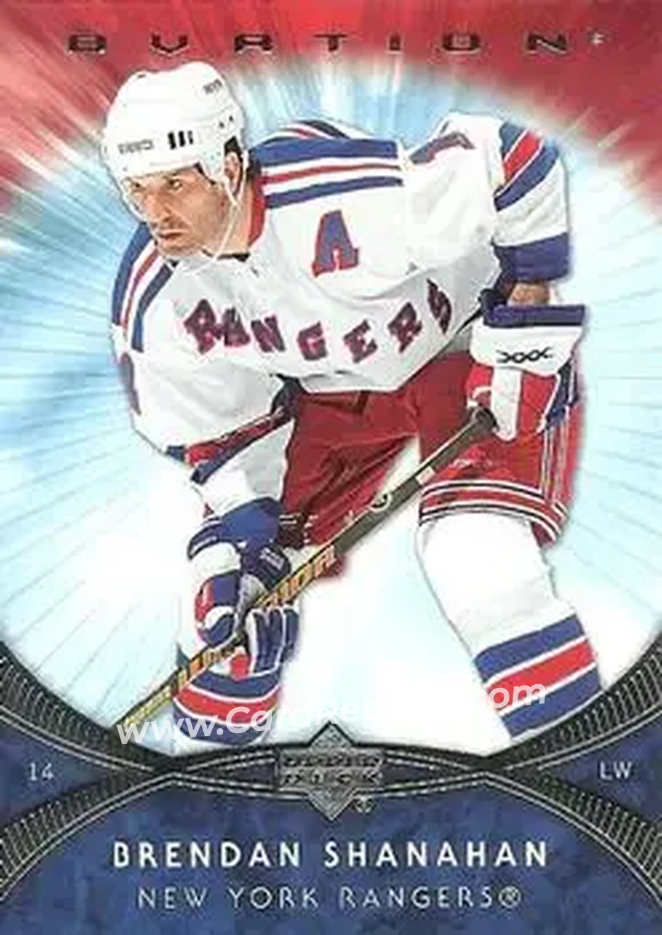 2007-08 Upper Deck Ovation #16 - Brendan Shanahan - New York Rangers - Front
