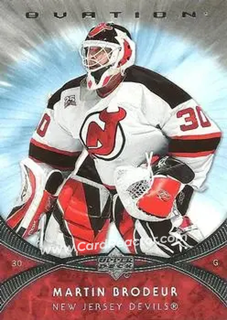 2007-08 Upper Deck Ovation #18 - Martin Brodeur - New Jersey Devils - Front