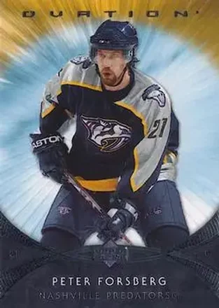 2007-08 Upper Deck Ovation #21 - Peter Forsberg - Nashville Predators