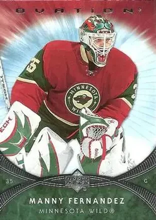 2007-08 Upper Deck Ovation #24 - Manny Fernandez - Minnesota Wild