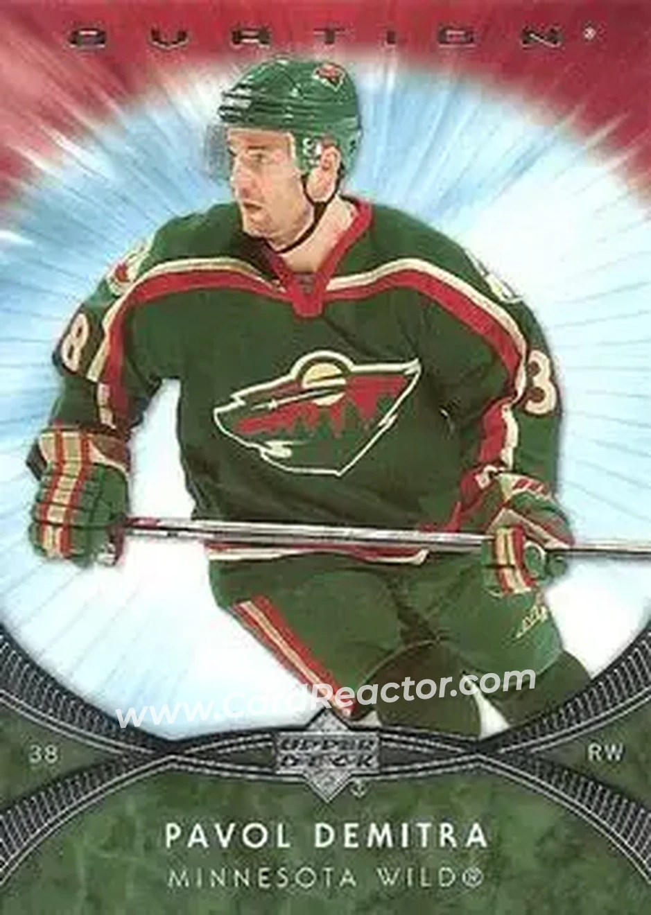 2007-08 Upper Deck Ovation #25 - Pavol Demitra - Minnesota Wild - Front
